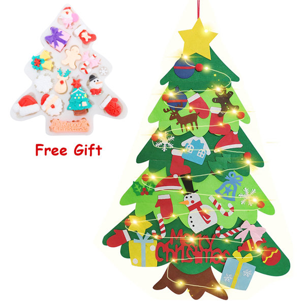 The Holiday Aisle® 3.2Ft DIY Felt Christmas Tree Set, With A Free